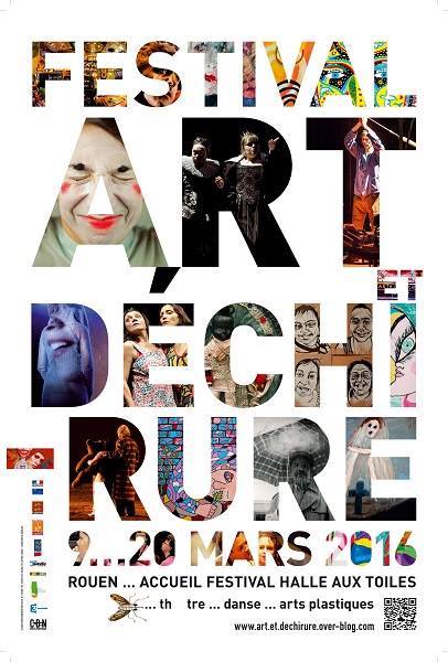 Affiche Festival Art et Déchirure 2016