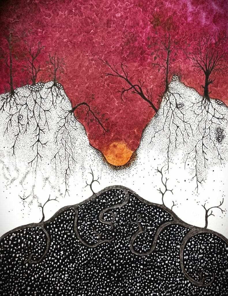 Entre rêves et réalités 3 31x24cm 2025