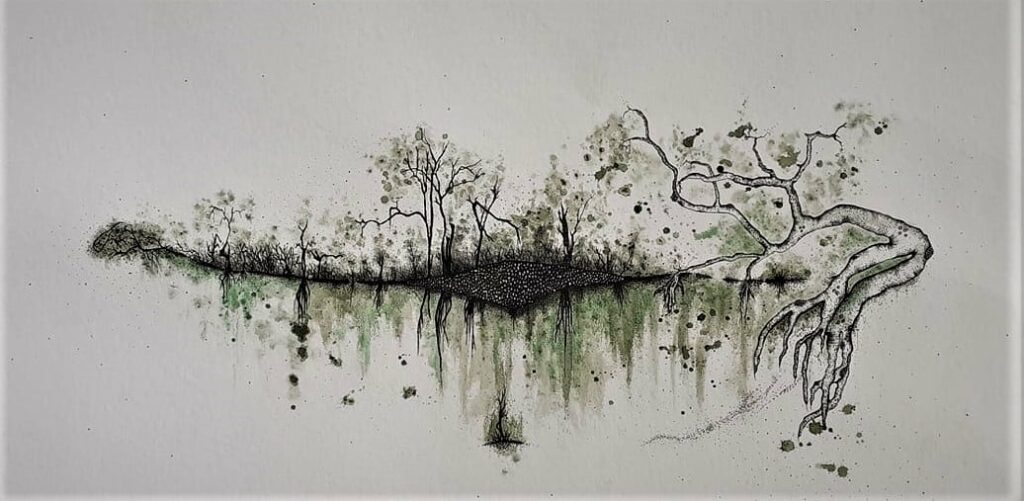 Paysage sensible 76x56cm 2022
