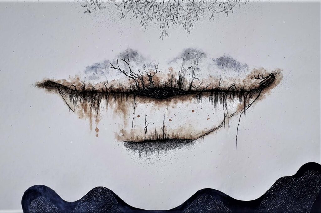 Paysage sensible 76x56cm 2022